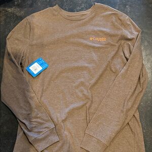 Columbia Men's Tan Long Sleeve Shirt